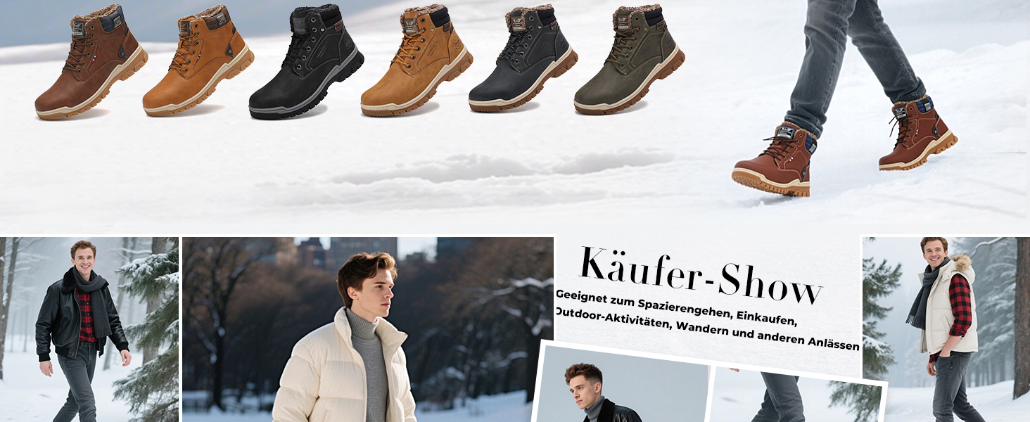 Чоботи зимові чоловічі Arriggo Bello, жовті, 41-46 EU, утеплені, антиковзаючі, для трекінгу та хайкінгу