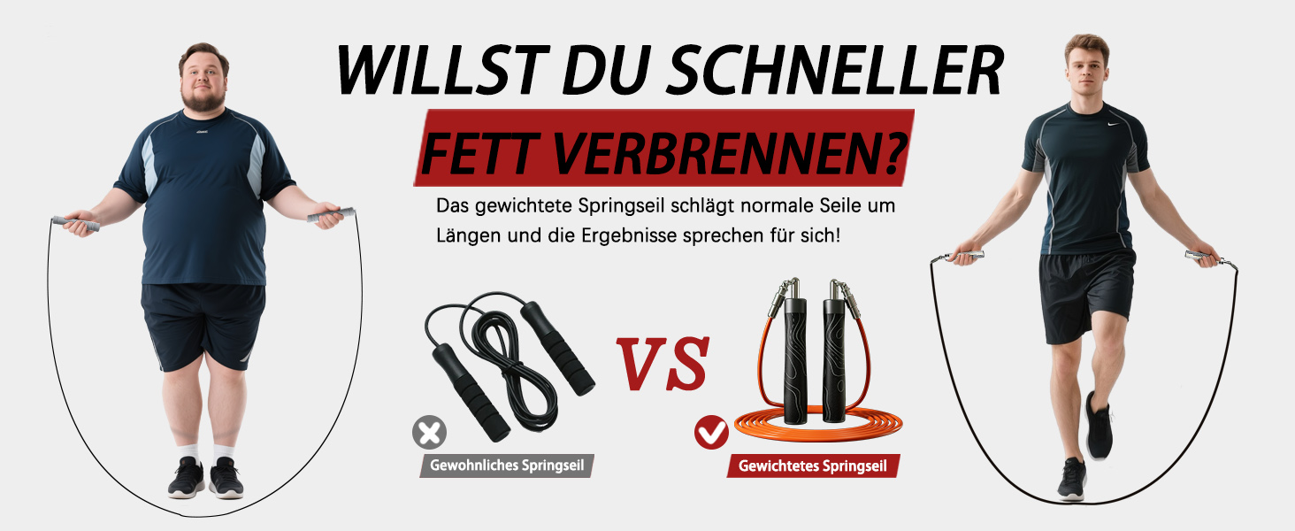 Скакалка для фітнесу Profi Gewichtsspringseil – регульована скакалка з 3 тросами (1/5LB, 1/4LB, 1/2LB), з ручками з шкіри та збільшенням ваги для спалювання жиру, для домашнього фітнесу, боксу T64 Graffiti