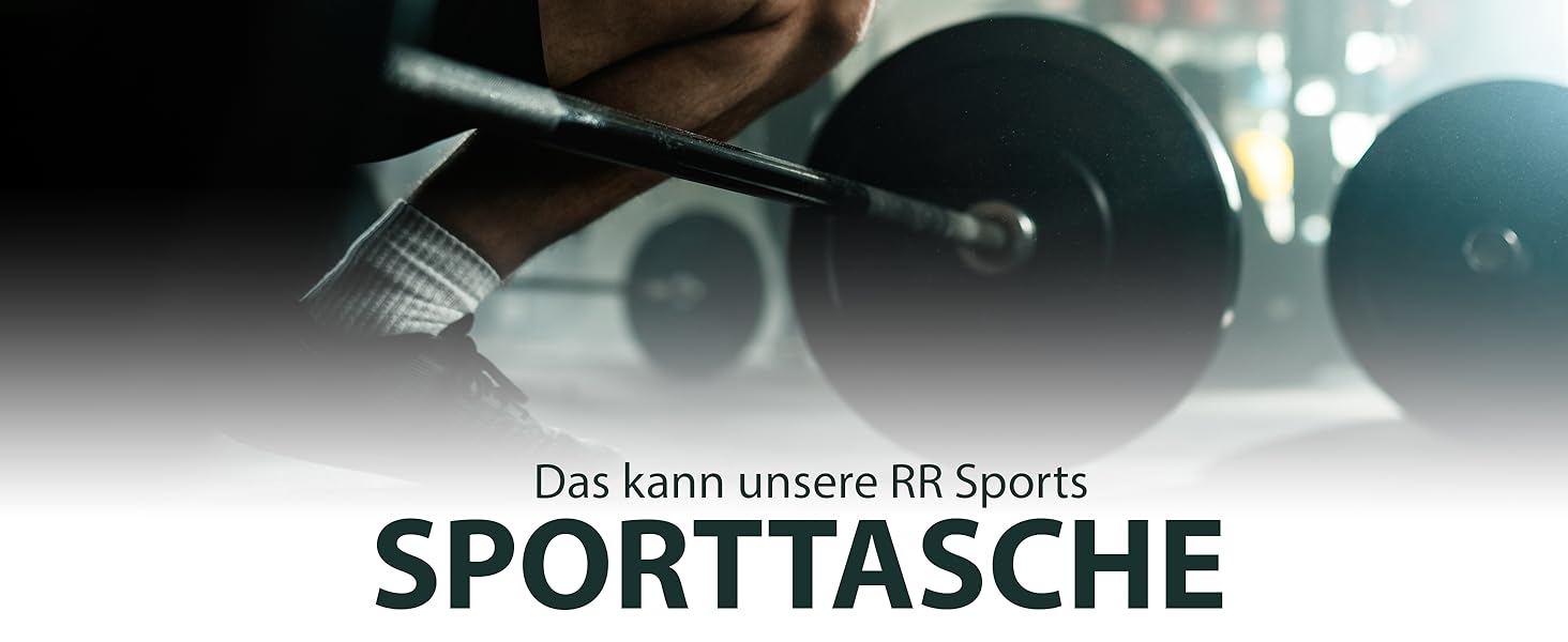 Спортивна сумка RR Sports 30 л з відділенням для взуття та пляшкою 600 мл із нержавіючої сталі для жінок і чоловіків, для тренувань, фітнесу, залу, футболу (50x25x28 см, мала)