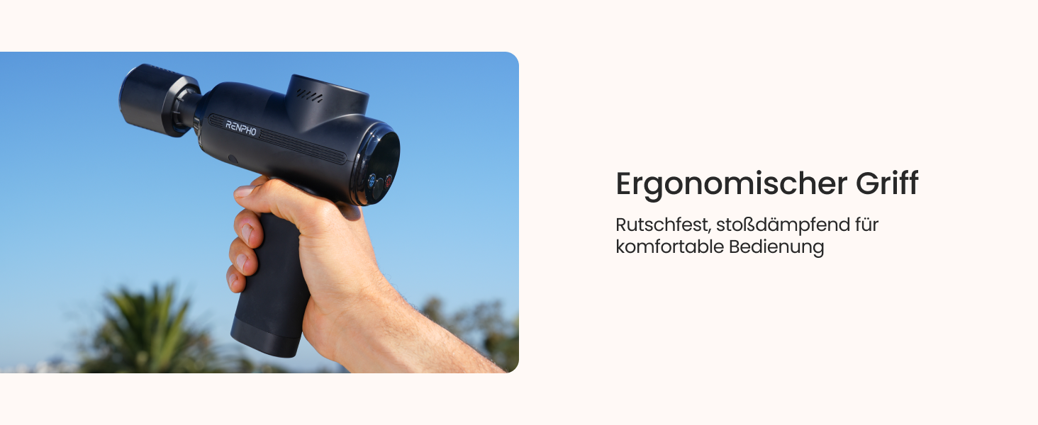 Масажер RENPHO Active Thermacool 2 з підігрівом та охолодженням, 5 швидкостей, 5 насадок, для м'язової терапії