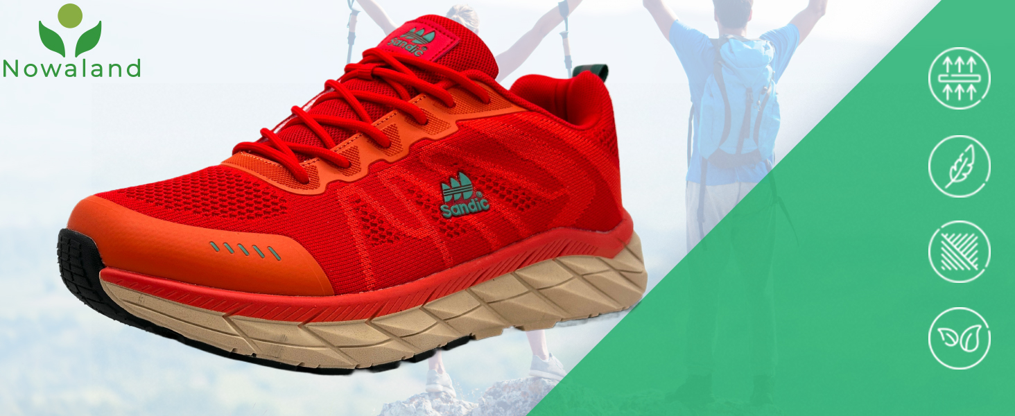 Легкі та дихаючі спортивні кросівки для чоловіків та жінок. Кросівки для бігу, модель Dunkelmond, 40 EU, помаранчевий колір