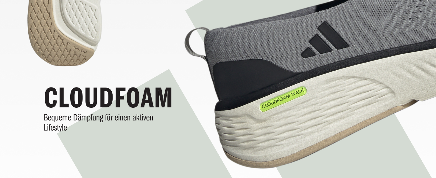 Кросівки Adidas Cloudfoam Move для чоловіків, 42 2/3 EU, Halo Silver/Cloud White/Carbon