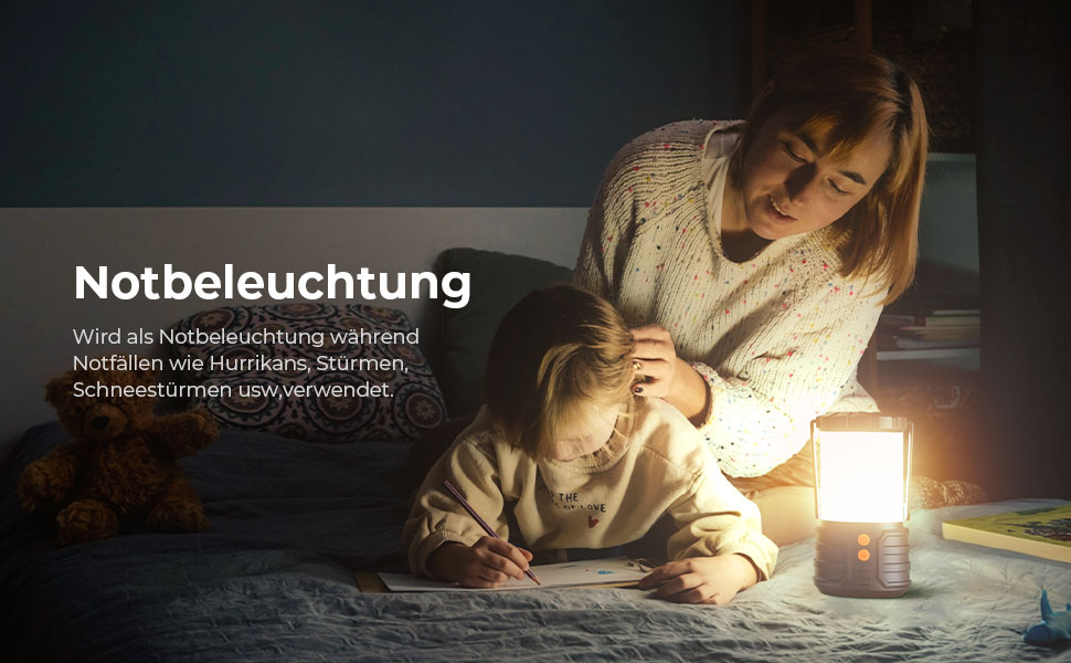 LED кемпінгові ліхтарі 2 шт., 5000mAh, перезаряджувані, водонепроникні, 3 кольори, для кемпінгу, намету, дому