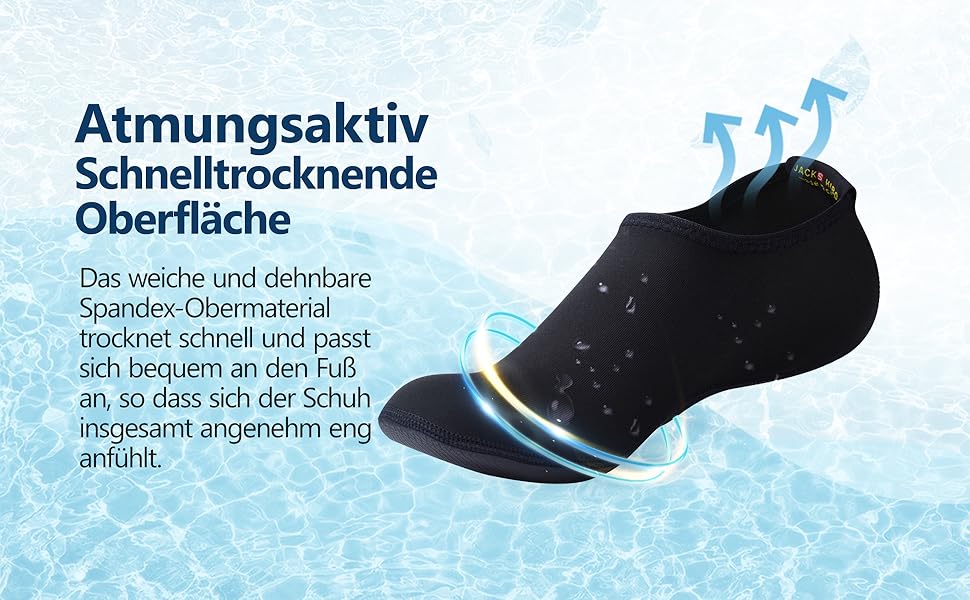 Шкарпетки-кальсони для плавання JackShibo: чоловічі та жіночі, чорні, 37/38 EU