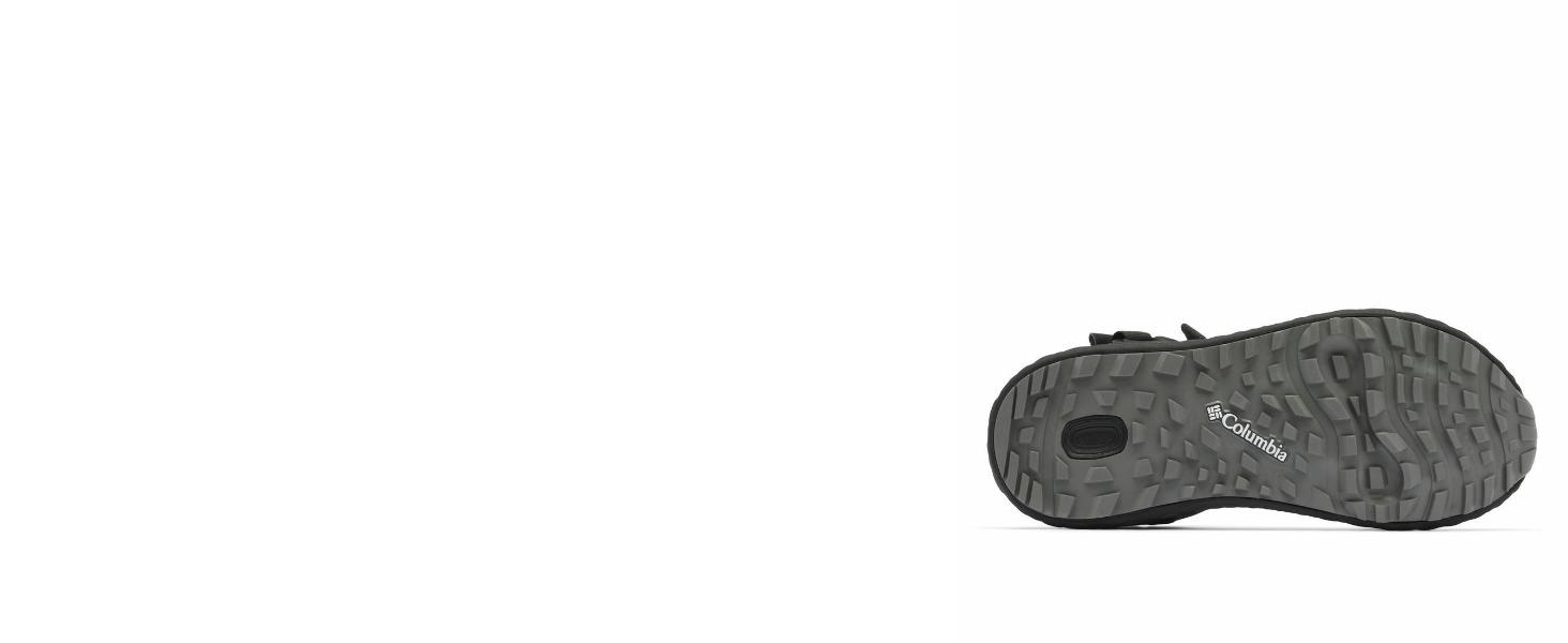 Сандалі чоловічі Columbia Konos Globetrotter 42 EU чорно-білі - зручне взуття для активного відпочинку