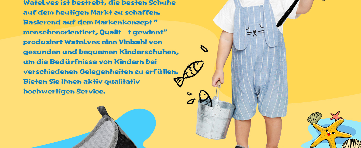 Дитячі шльопанці для плавання WateLves: антиковзкі шльопанці для басейну та пляжу для дівчаток та хлопчиків, 20/21 EU, Black Ash