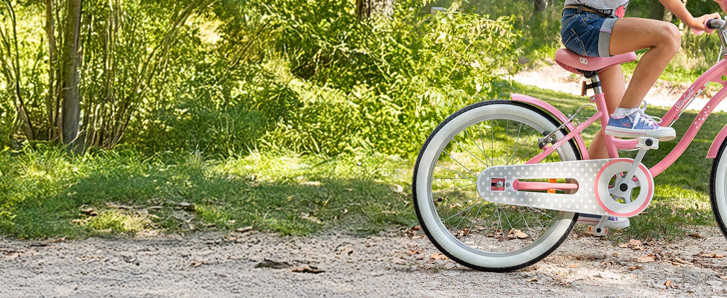 Дитяче велосипед Actionbikes Starlight | 12/16/20 дюймів - V-Brake гальма - для дітей 2-9 років - захист від бруду спереду та ззаду | Велосипед для дівчаток та хлопчиків