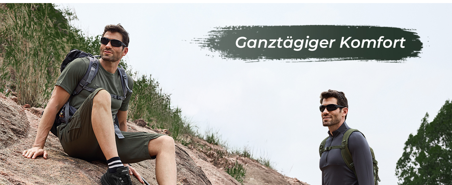 Черевики для трекінгу FitVille з широкою колодкою для чоловіків, Slip-On, Outdoor, з захистом стопи, дихаючі, для трейлу, з гнучкою застібкою, розмір 40-50, 44 EU, широка колодка, сірий колір