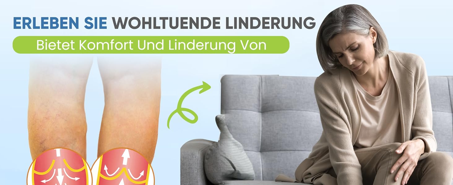 Масажер для ніг TENS та EMS Medi-Boost | Зменшує набряки, Plantarfasciitis, артрит, болі в ногах та спині | Медичний сертифікат
