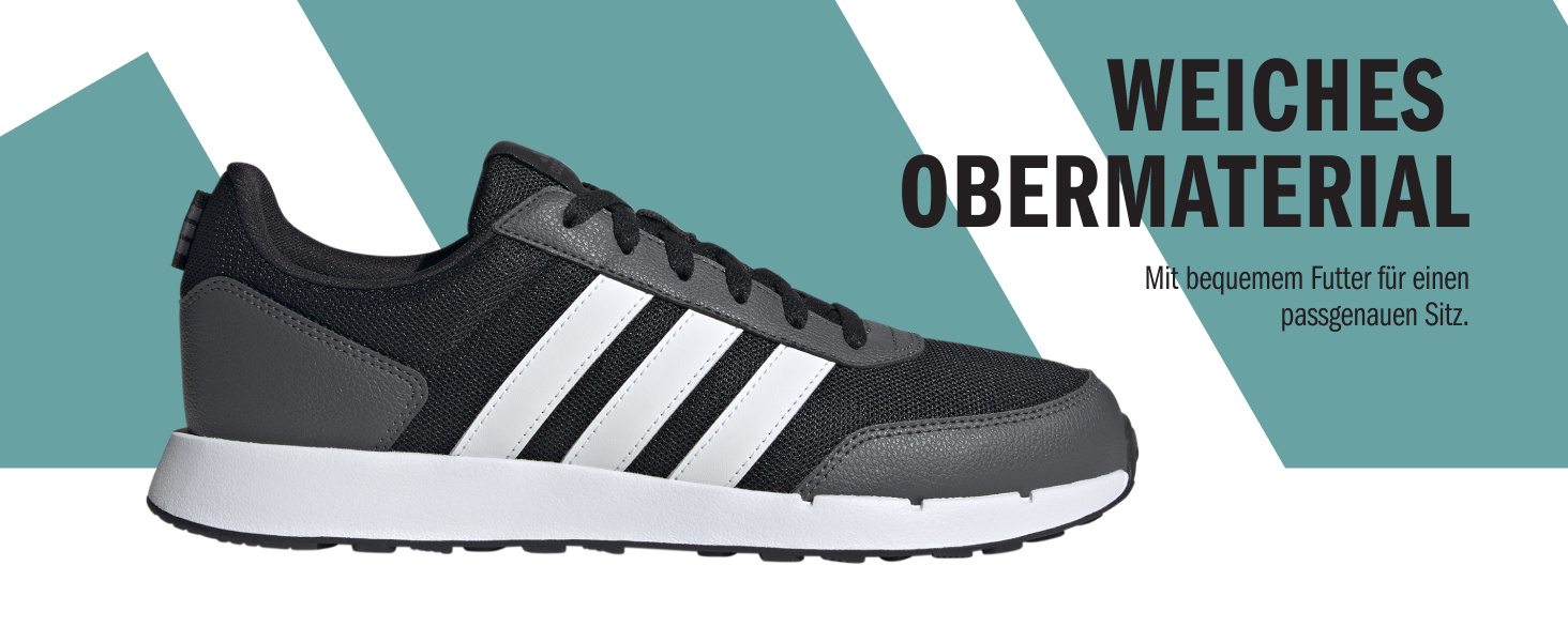 Кросівки для бігу Adidas Run 50s, 38 EU, сірий/рожевий/сірий, для жінок