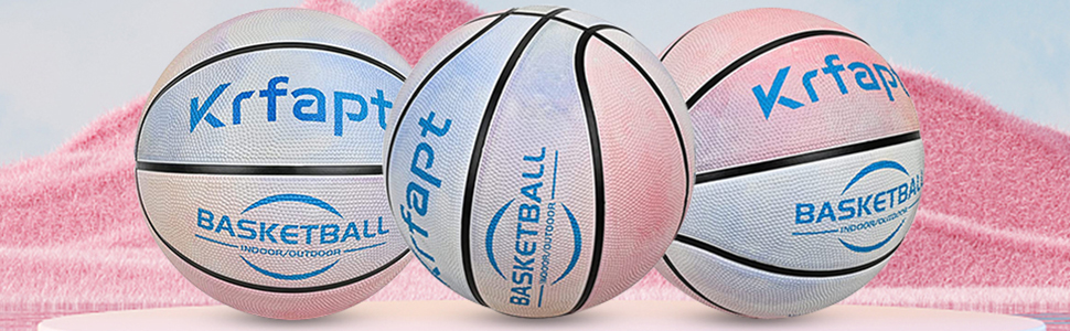 Баскетбольний м'яч Krfapt для дітей розміру 5 та 3 - м'який міні-м'яч з надійним покриттям, ідеальний для школи та тренувань (на вулиці/в приміщенні), 5 помаранчевий