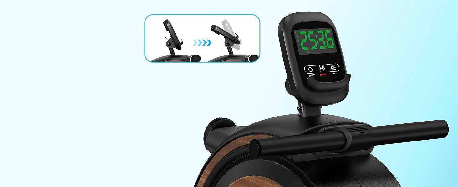 Рядок RM5 Magnetic: Гребний тренажер з магнітним навантаженням, Bluetooth, до 170 кг