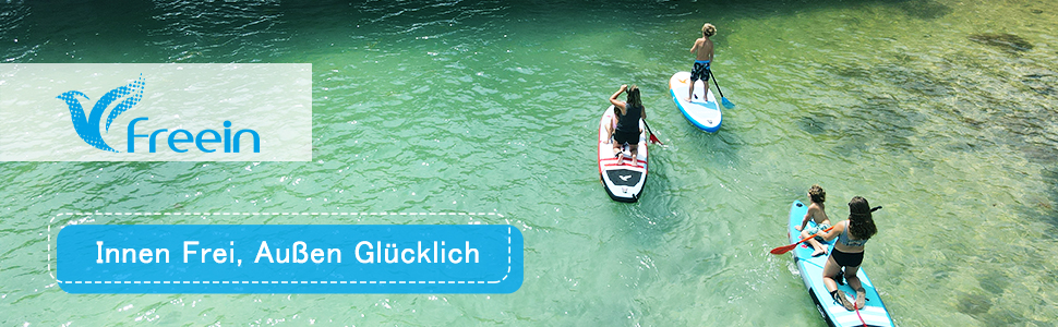 Надувний SUP Борд Freein з сидінням для каяка, 305x84x15 см, 10'6, аксесуари для SUP та каякінгу