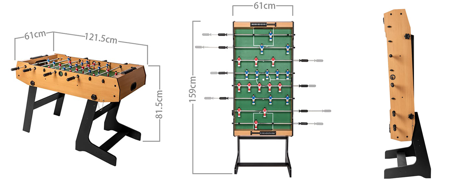 Складаний стіл HLC 4FT, настільний футбол для дітей та сім'ї