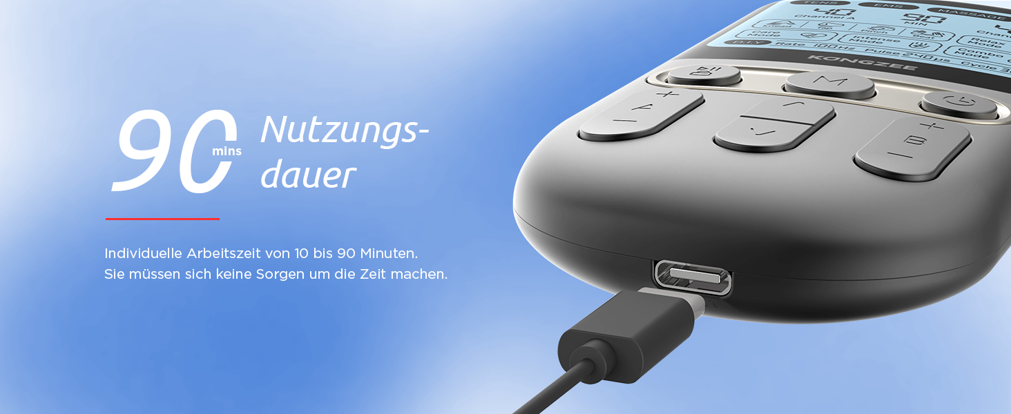 Пристрій 4-в-1 для домашнього майстерності EMS: масаж, стимуляція м'язів та нервів. Двоканальний TENS-терапевтичний пристрій для зняття болю, схвалений FDA, з 12 електродних подушечок. Чорний