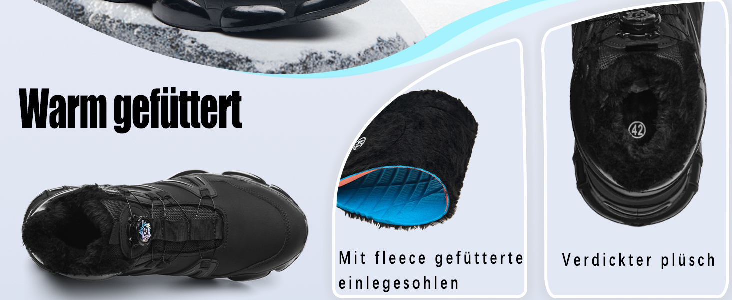 Зимові захисні чоботи,  водонепроникні для чоловіків та жінок. Робочі черевики з повітряною подушкою, сталевим підноском, утеплені, розміри 36-47 EU, чорний.