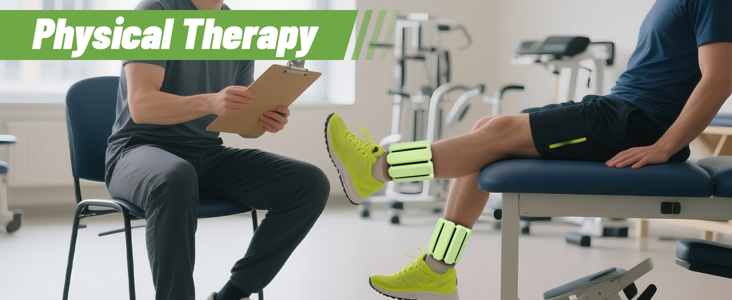 Регульовані вантажні манжети для зап'ястя (2 шт, по 0,45 кг), довговічні, портативні, для йоги, танців, пілатесу, кардіо, аеробіки, ходьби, зелені