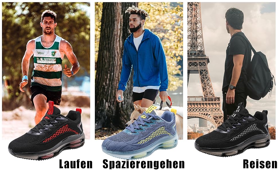 Кросівки чоловічі Hitmars з повітряною подушкою, розмір 39-48, блакитні, 45 EU