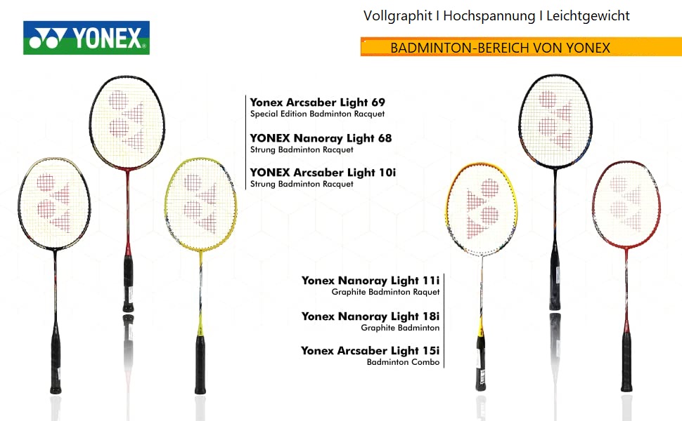 Ракетка для бадмінтону YONEX Nanoray 10F Hi-Flex чорна, нанизана