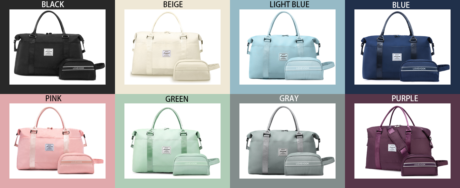 Спортивна сумка LOVEVOOK для жінок: водонепроникна дорожня сумка-мішок, 30L, світло-блакитна