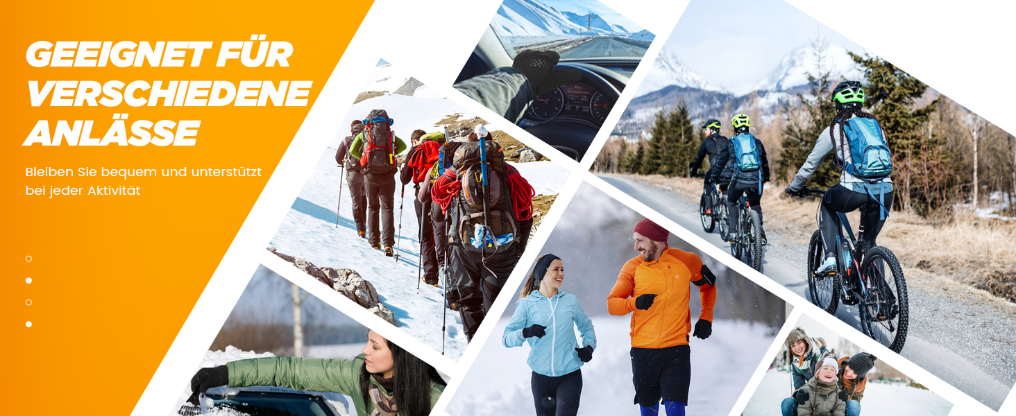 Зимові рукавички TANSTC для чоловіків та жінок з підтримкою сенсорного екрану, теплі, водонепроникні, для катання на велосипеді, бігу та лижного спорту, чорного кольору