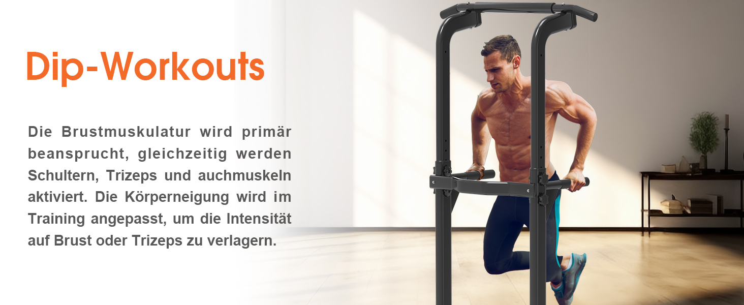 Power Tower DH FitLife: турнік, бруси для віджимань, силовий тренажер для дому