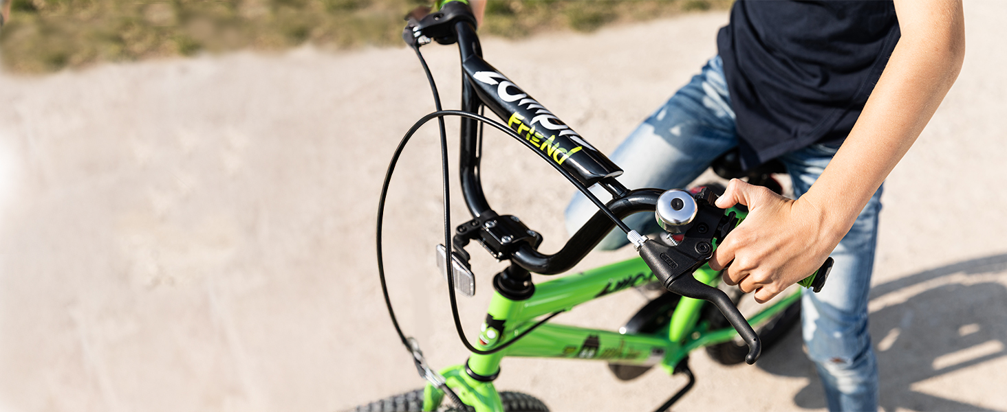 Дитяче велосипед Actionbikes Zombie 20 дюймів: V-Brake гальма, захист від бруду, для дітей 2-9 років