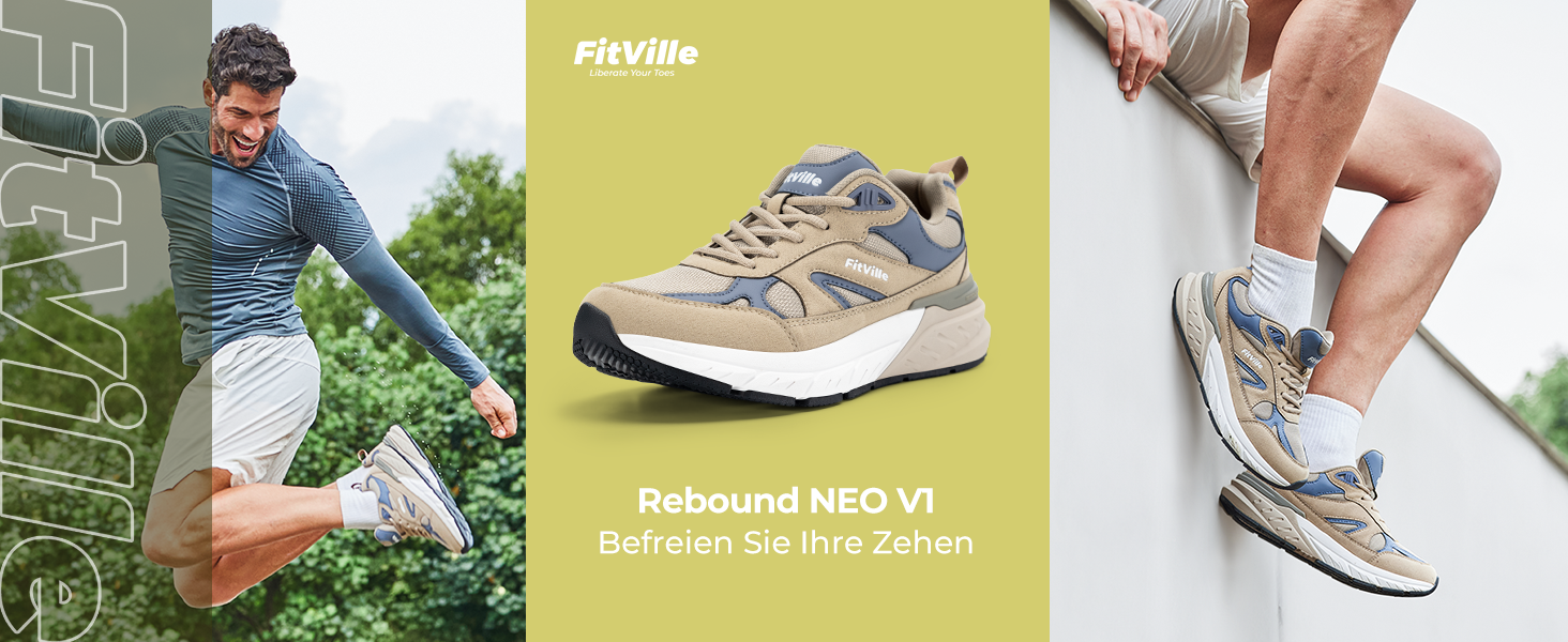 Кросівки FitVille для чоловіків, широкі, для бігу та занять спортом. Зручні кросівки з антиковзкою підошвою, дихаючі, для бігу по вулицях, на природі, для джогінгу, фітнесу та ходьби. Широкі кросівки для широкої стопи (50 EU X-широкі, бежеві з синім)