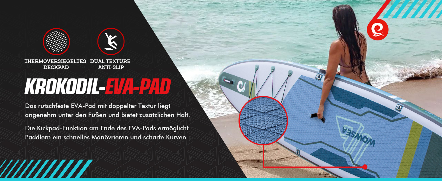 Надувне SUP-борд WOWSEA Trophy T1 для риболовлі та відпочинку на воді, з аксесуарами