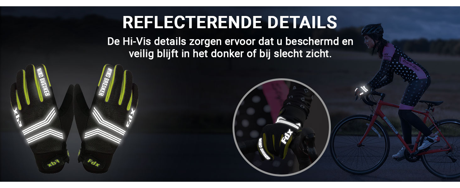 Зимові велорукавички FDX з повним пальцем, дихаючі, водовідштовхувальні, вітронепроникні, з гелевою підкладкою, сумісні з сенсорними екранами, неслизькі, теплі – ідеальні для MTB, шосе, їзди на велосипеді та бігу. Чорний/Білий S