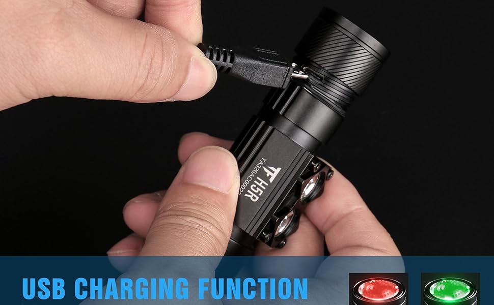 Ліхтар на голову TrustFire H5R: LED, перезаряджається, 600 люмен, водонепроникний, 5 режимів, для бігу та туризму