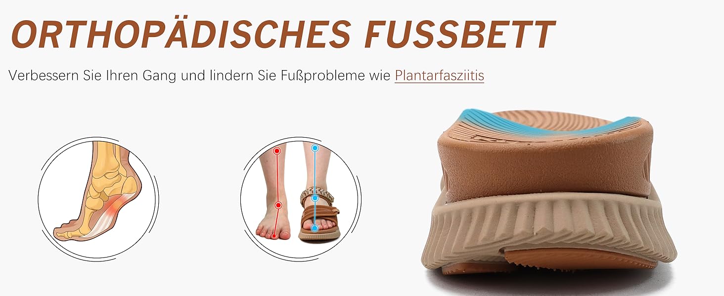 Зручні трекінгові сандалії KuaiLu для жінок: ортопедичні, для плоскостопія, піші прогулянки, літо, відкриті пальці, регульовані, чорний, коричневий