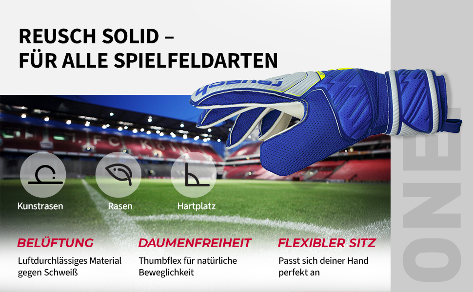 Воротарські рукавички Reusch Attrakt Solid - професійні, з латексом, для будь-якої погоди та покриття (чорні)