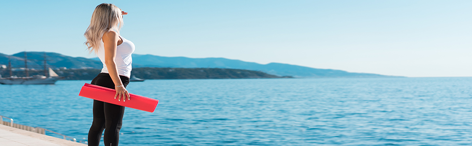 Pure2Improve Килимок для йоги Deluxe, блакитний (унісекс)