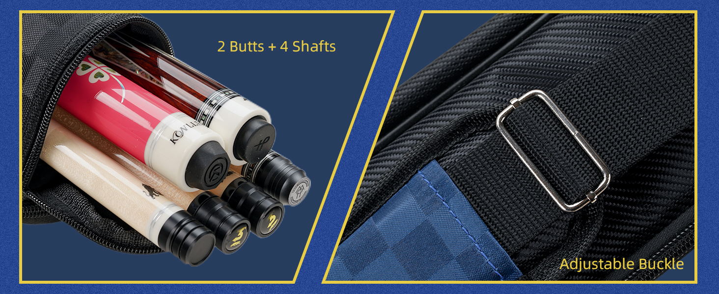 KONLLEN Сумка для кия для більярдного кия Oxford Cloth, 2 шт, B-01