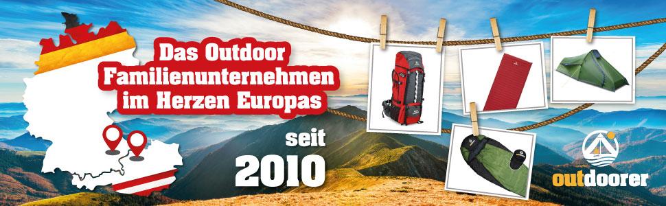 Легкий спальний мішок Trek Comfort від outdoorer (880г) – дорослий туристичний спальник, блакитний, компактний (28x15 см)