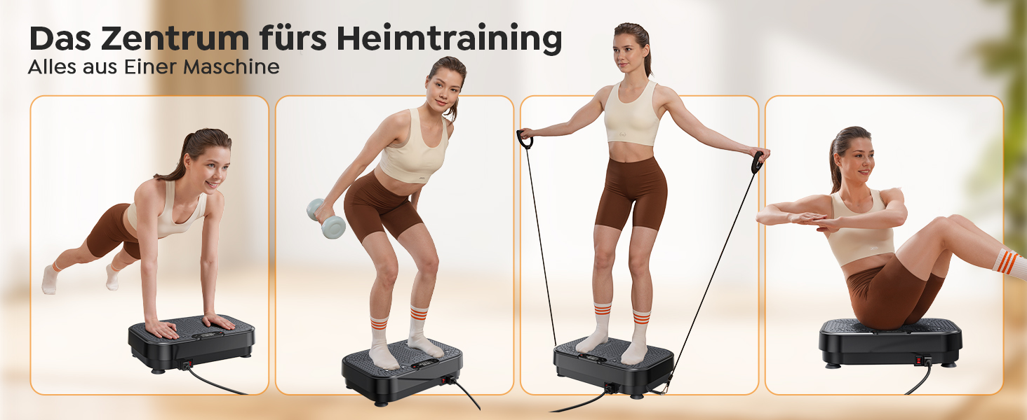 Платформа вібраційна Burever 150W з пультом, 99 рівнів інтенсивності, 5 програм, для масажу ніг, тренувань та формування м'язів