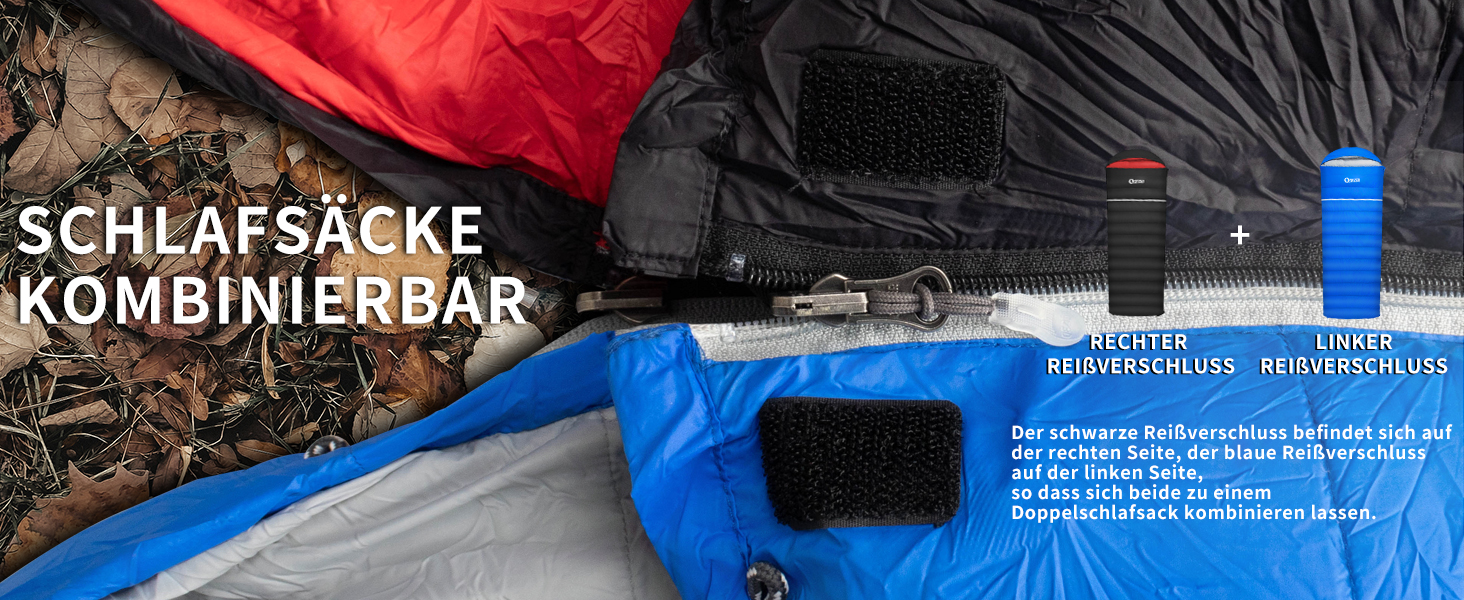 Спальний мішок пуховий, 4-сезонний, зимовий -3°C до -20°C. Підходить для кемпінгу, походів та відпочинку на природі для дорослих та дітей. Чорний, температурний режим -3°C до -12°C