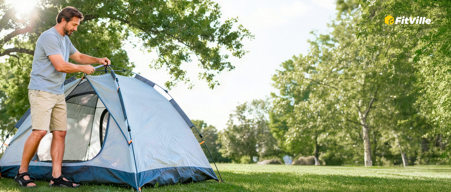 Чоловічі сандалі FitVille Wide для трекінгу та активного відпочинку, шкіра, чорні, 47 EU, з липучкою для широкої ноги