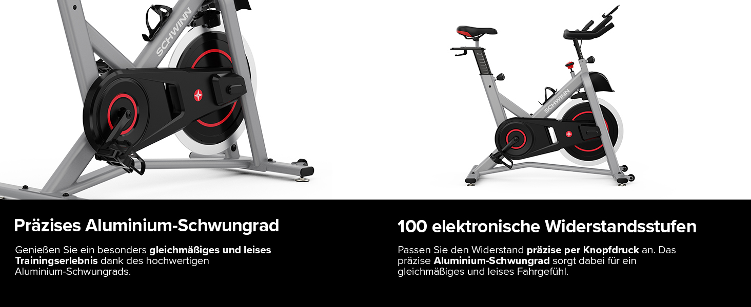 Спінбайк Schwinn IC3.5: домашній велотренажер для сайклінгу з магнітним або фетровим гальмуванням, Bluetooth FTMS, сумісність із Zwift, Peloton, Kinomap та JRNY