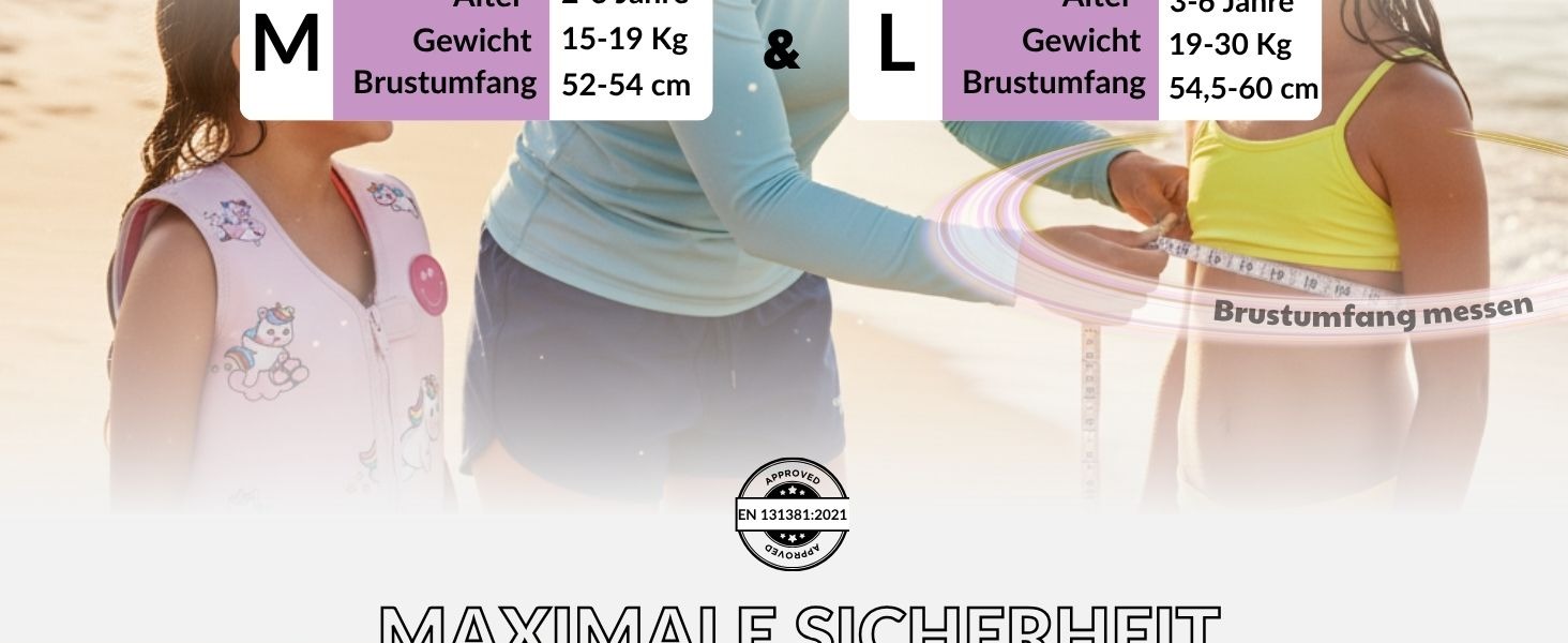 Дитячий рюкзак NOARD Kinder Schwiweste з 40+ нашивками для персоналізації, різні дизайни та розміри, 15–30 кг, 2–6 років, сертифікований EN 13138-1:2021 для безпечного навчання ходьбі, Siply green (L, Fantasy Friends)