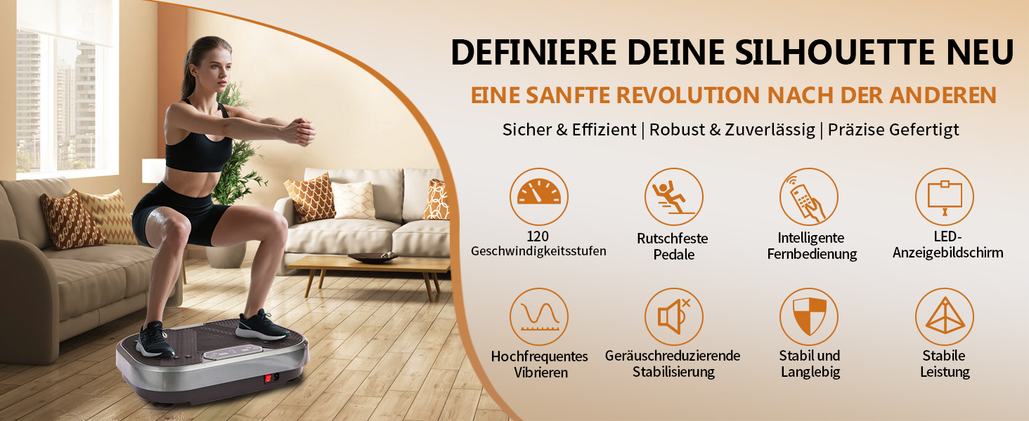 Платформа для вібраційного тренування KRYLIX: схуднення, лімфодренаж, фітнес з еластичними гумками для жінок та чоловіків