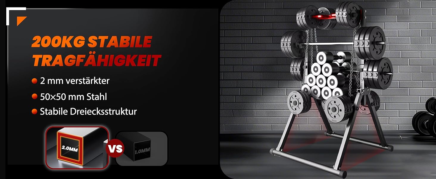 Стойка для підтягувань Klimmzugstange Freistehend - Power Tower для дому, тренажер для силових тренувань, чорний/червоний