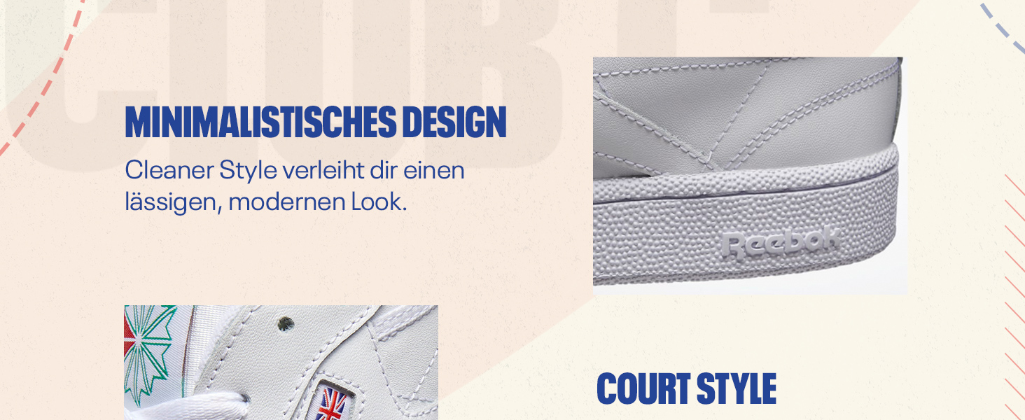 Кросівки Reebok Club C 85 чоловічі, білі, 41 EU