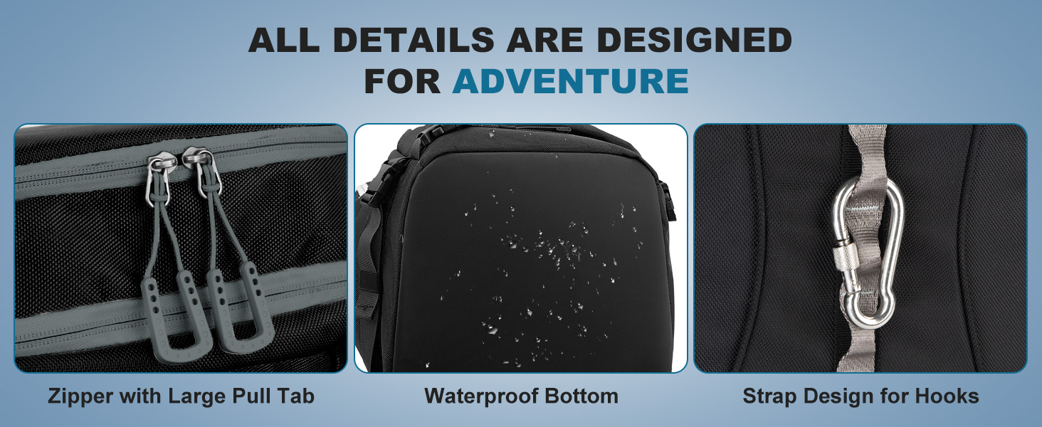 Сумка для лижних черевиків з відділенням для шолома, 65L, рюкзак для лиж, водонепроникна сумка для лиж, для лижних черевиків, ковзанів, лижних окулярів, сноуборду, лижних рукавичок, блакитна