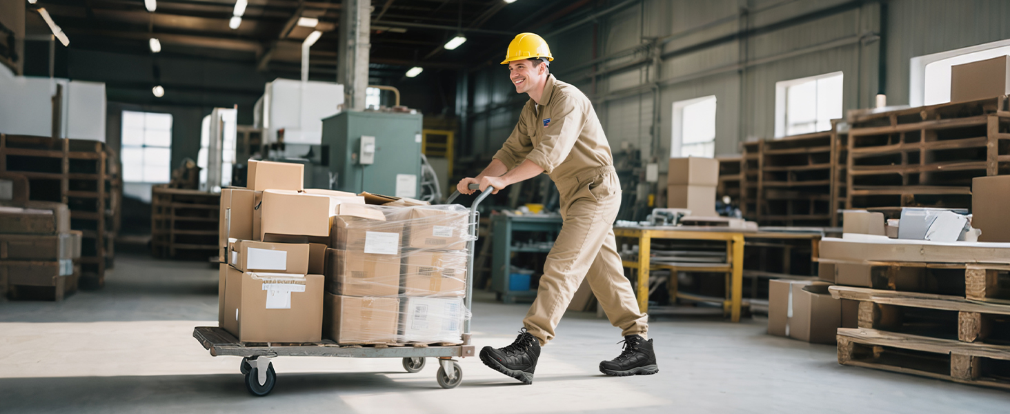 Чоловічі трекінгові черевики NORTIV 44 EU, чорні: водонепроникні, для хайкінгу, альпінізму та туризму