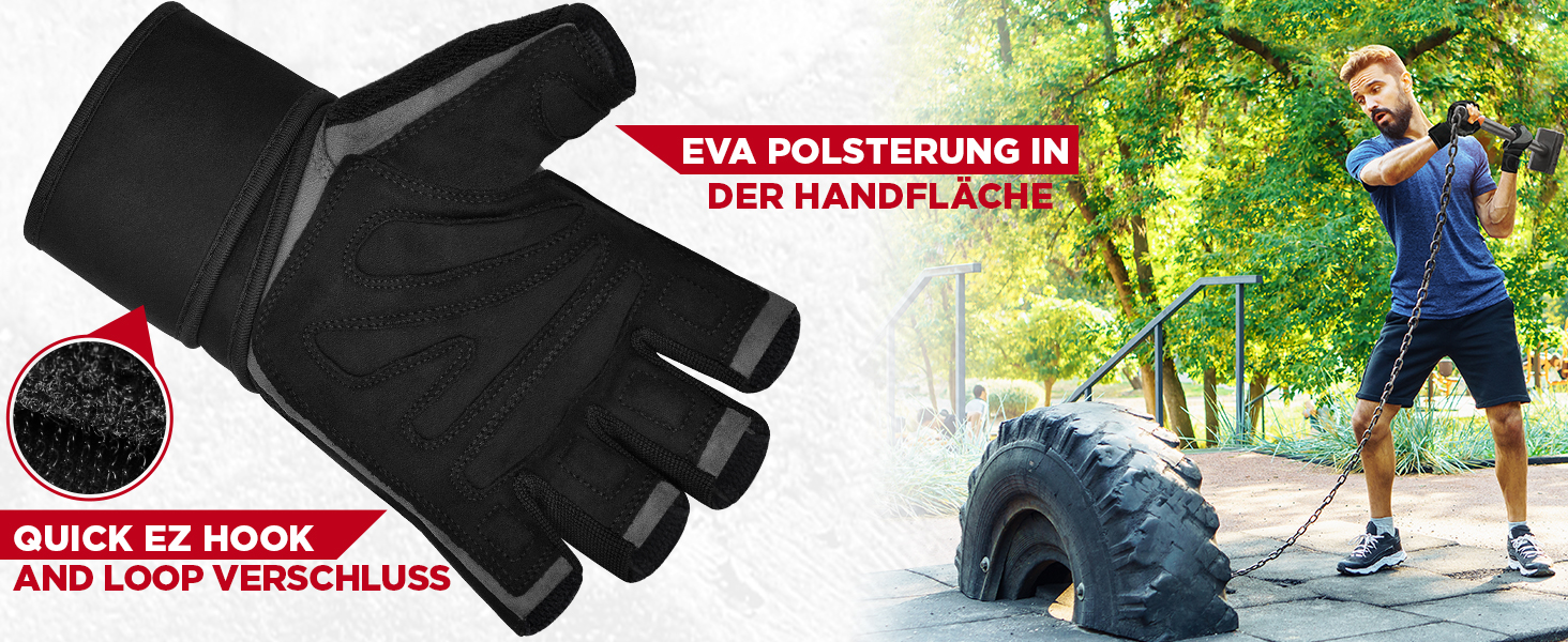 Фітнес рукавички RDX для чоловіків та жінок, рукавички для тренувань, силових вправ, захист зап'ястя, нековзкі, для залу, бодібілдингу, важкої атлетики, кроссфіту, підтягувань, силового спорту, сірі, XL