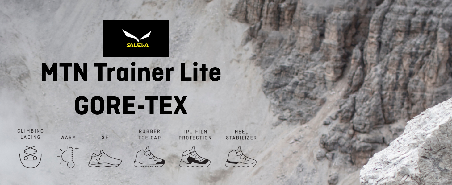 Черевики трекінгові Salewa Mountain Trainer Lite Gore-Tex для чоловіків, 46 EU, Myrtle Ombre Blue