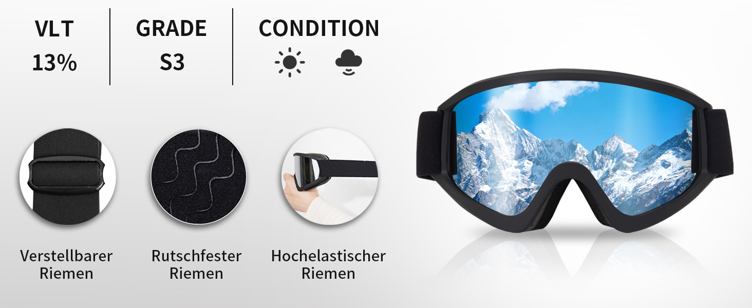 Шкільний шолом з маскою, DXH811. Унісекс, знімні навушники, дихаюча вентиляція, регульований захист від УФ-випромінювання. Підходить для сноубордингу та катання на лижах. Матовий чорний + маска + шолом M