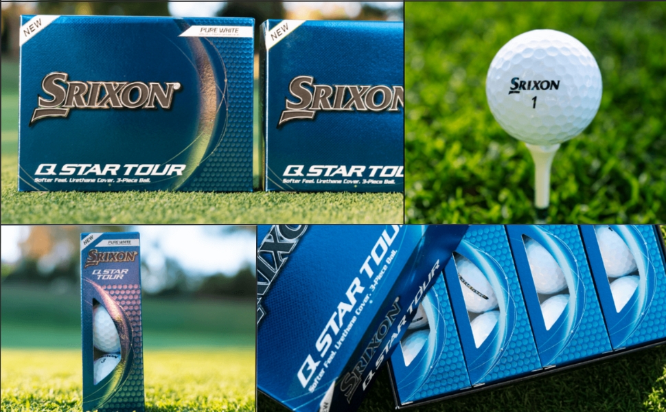 М'ячі для гольфу Srixon Q-Star Tour 5 2024 - м'якість, обертання (12 шт.)